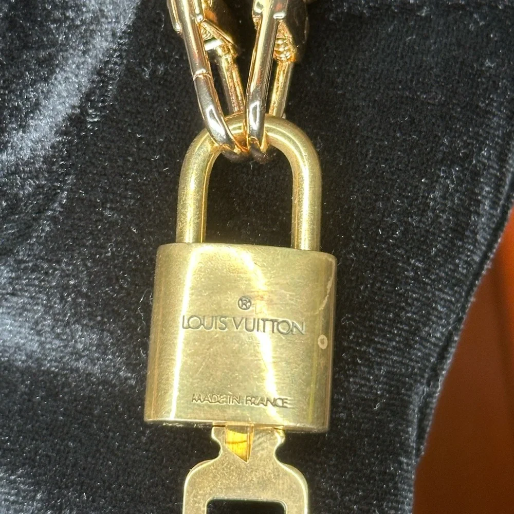 Gold Padlock Necklace